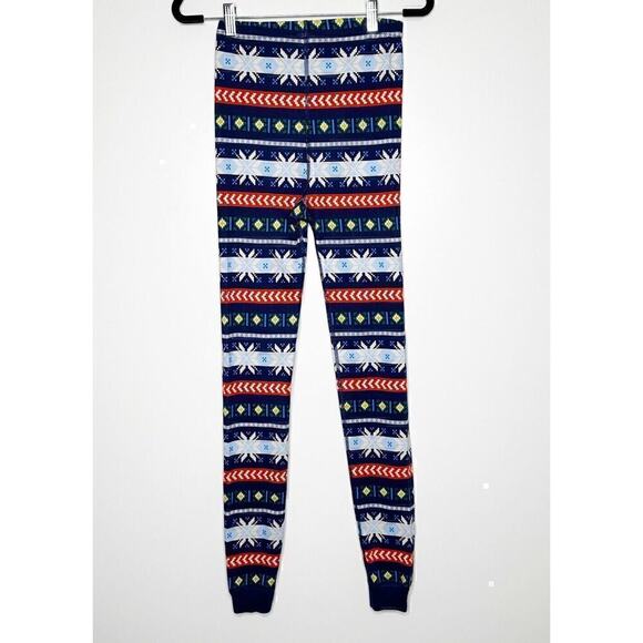 Hanna Andersson Kids Unisex Holiday Print Long John Pajama Set Multi Size 14 - Picture 7 of 8